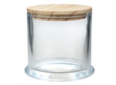 Customized Wholesale Glass Candle Jar 