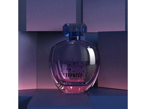 purple perfume bottle